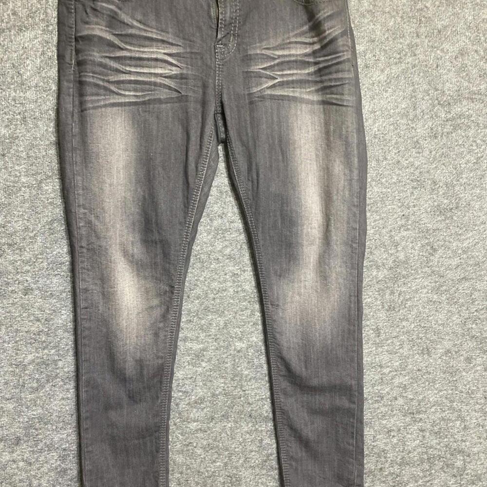 BONGO PLUS Khaki denim Women pants. Plus size 18W inseam Gray - Picture 2 of 9